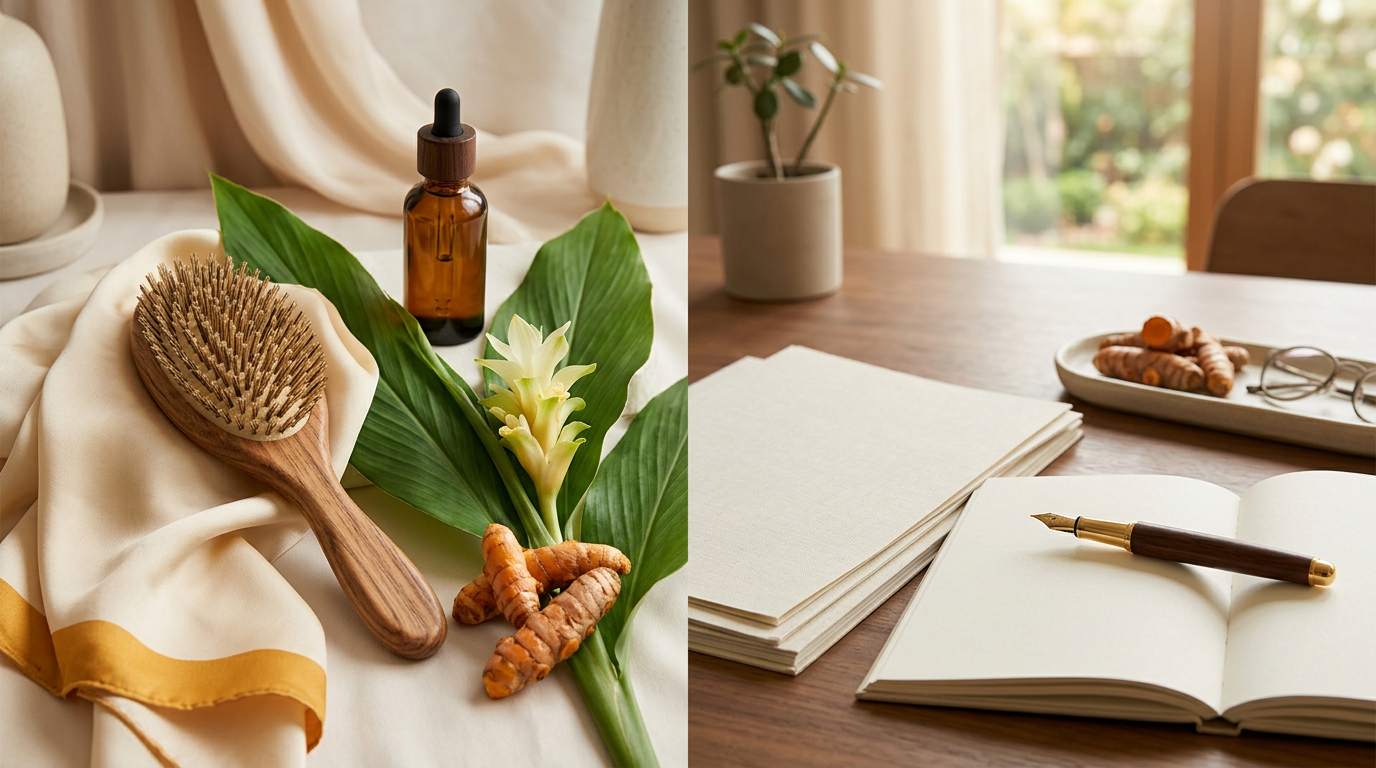 Turmeric Oil for Hair: An Earthy Note for Scalp Massage Night